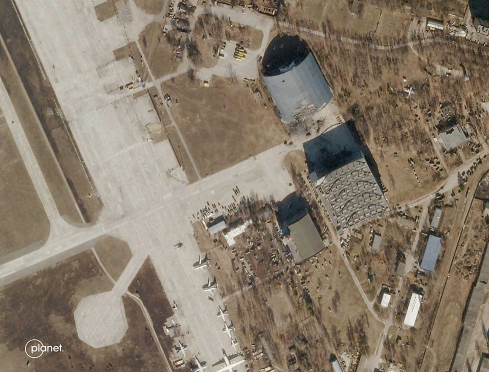 Hostomel airfield after the attack